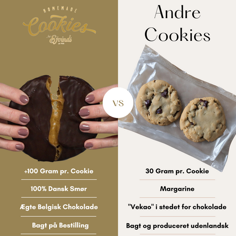 Ejvinds salt Caramel Cookies vs. andre Cookies