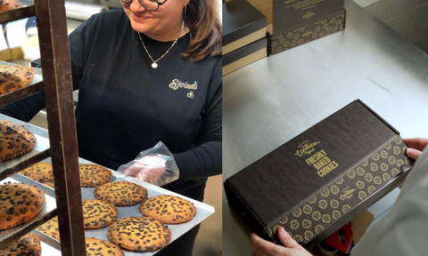Cookies friskbagt og pakket