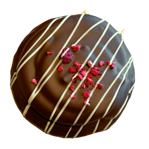 Jordbær Flødebolle Cookie