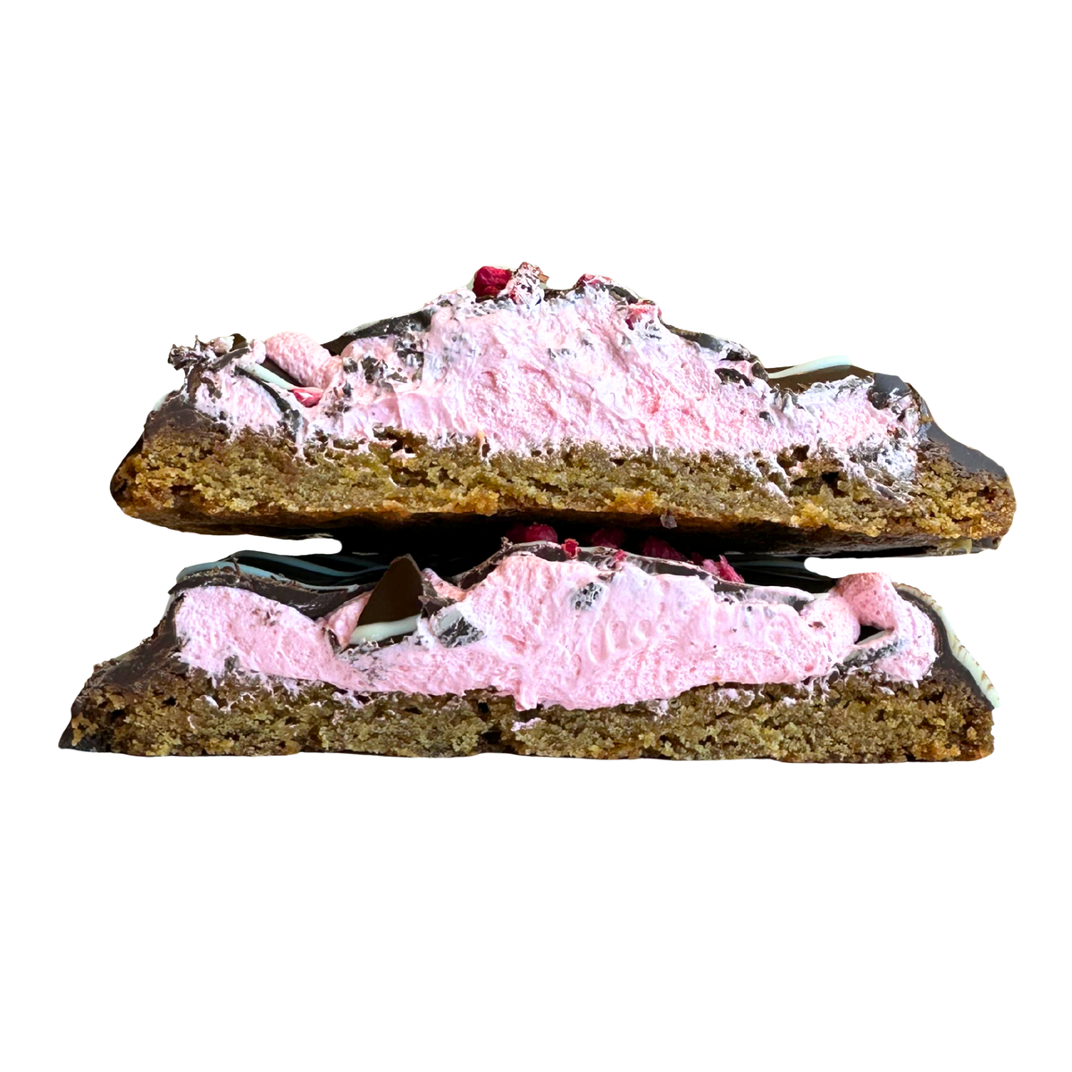 Jordbær Flødebolle Cookie