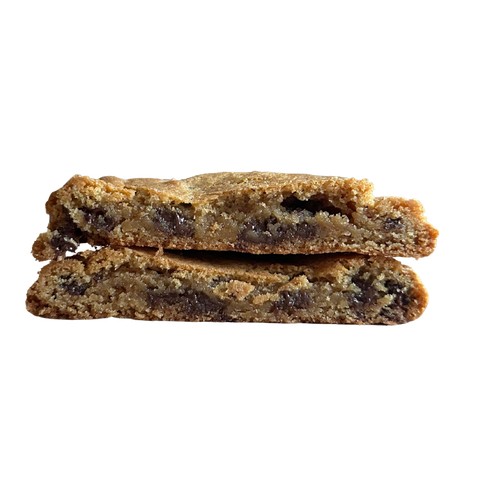 Chocolate Chip Cookie skåret over