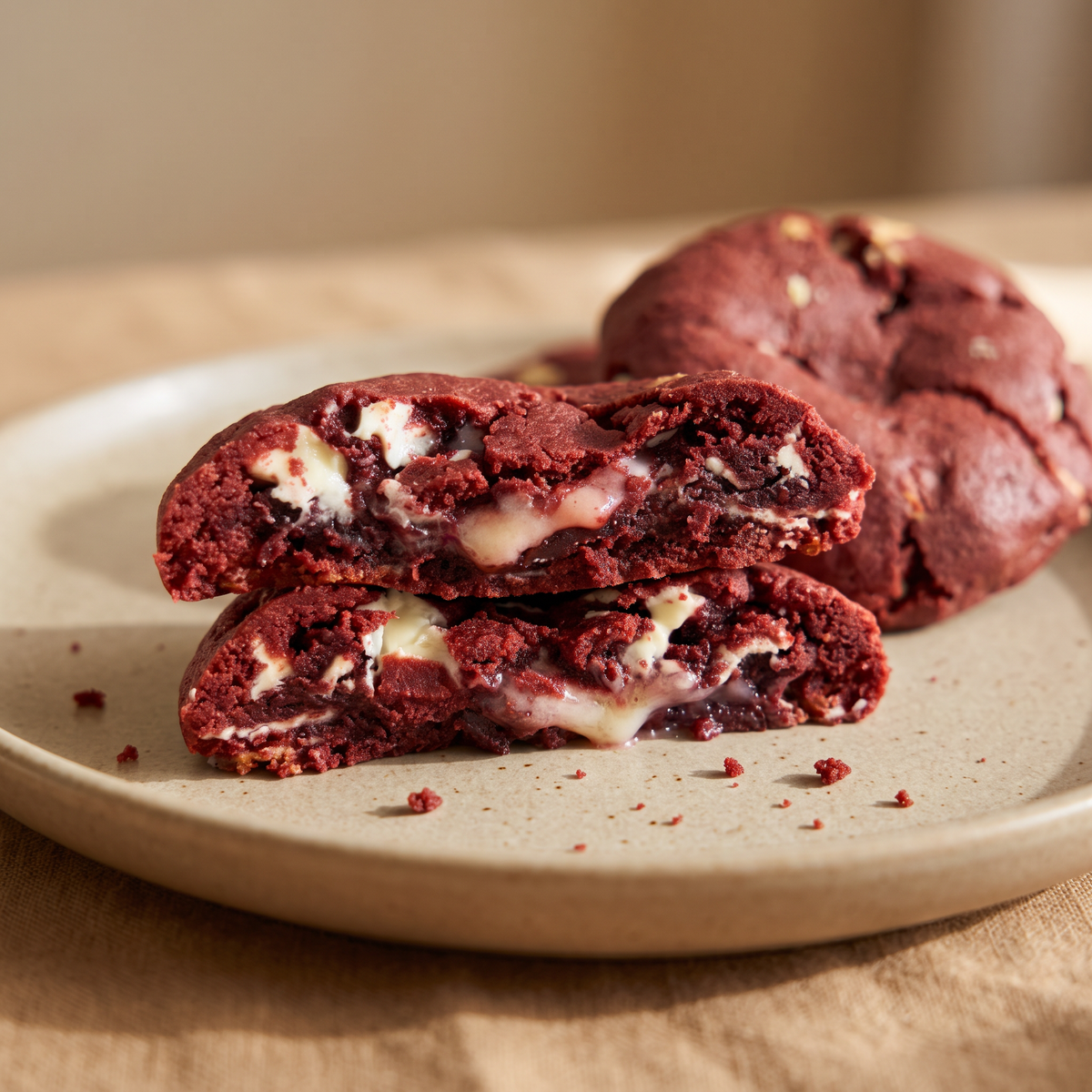 Red Velvet Cream Cheese Cookie