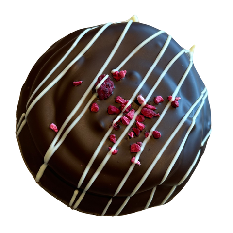 Jordbær Flødebolle Cookie